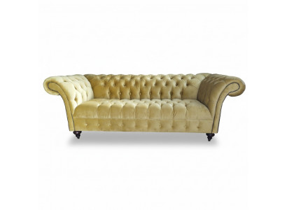 Luksusowa Sofa Trzyosobowa Design Chesterfield Włókienniczy Kanapy Nowoczesne