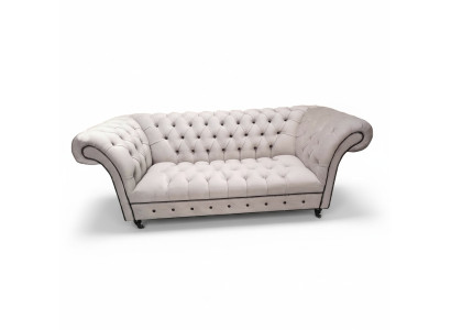 Sofa Chesterfield Sofy Trzyosobowe Podkładka Włókienniczy Kanapy Nowoczesne