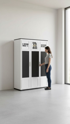 Szafa Białe Drewno Szafki Sypialnia Meble Design żłobek