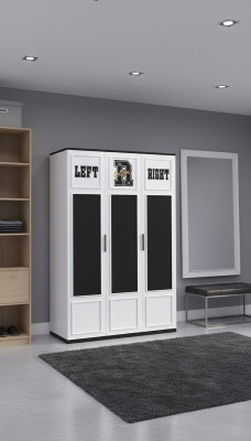 Szafa Białe Drewno Szafki Sypialnia Meble Design żłobek