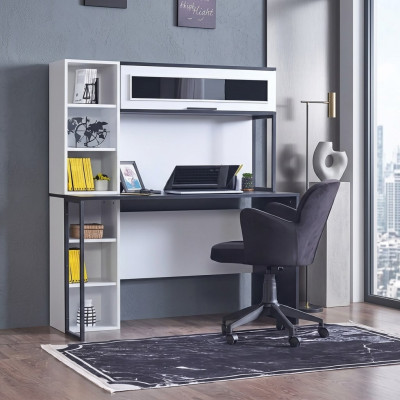 Sekretarz Biurko Tabela 130x60x171 Biurka stoły Meble Drewno Komputer