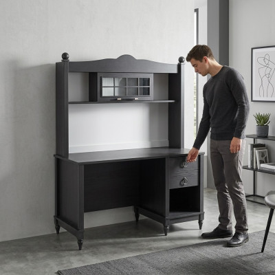 Sekretarz Biurko Tabela 130x60x163 Biurka stoły Meble Drewno Komputer