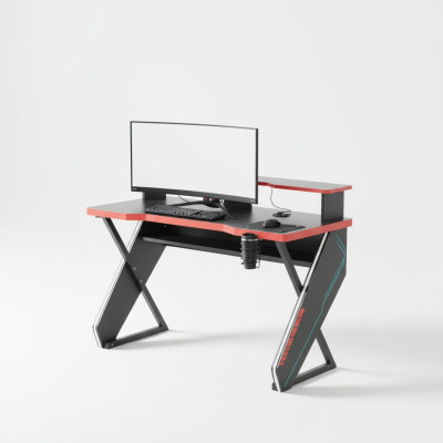 Nowoczesne stoły Biurko Biurko Dziecięce Czarny Gamer Komputer Tabela