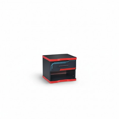 Nowoczesny Stolik nocny Czarny Design Stolik nocny w żłobek nowe Meble