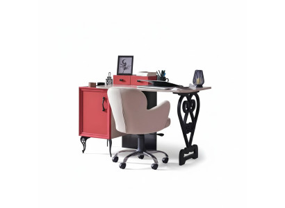 Sekretarz Biurko Tabela 130x32x58 Biurka stoły Meble Drewno Komputer