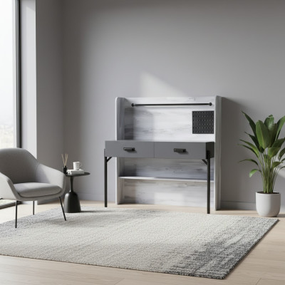 Sekretarz Biurko Tabela 130x60x138 Biurka stoły Meble Drewno Komputer
