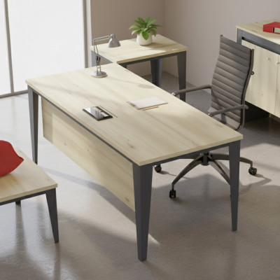 Designerskie Biurko Brązowe Meble Biurowe Stoły Drewniane Luksusowe Meble Nowe