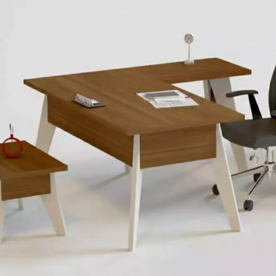 Biurko narożne Designerskie meble drewniane Biurko Studium Tabela Nowy