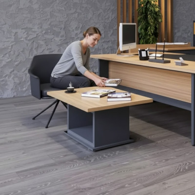 Designerski Stolik Kawowy Brązowy Stolik Drewniany Stolik Meble do Salonu
