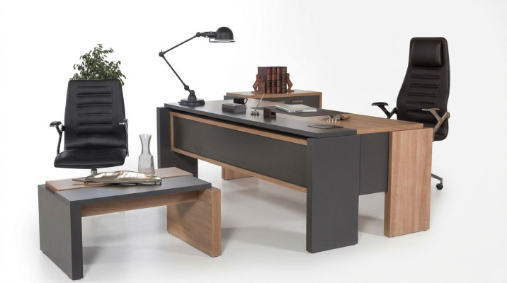 Luksusowe Biurko Tabela Drewno Design Meble Biurowe Meble 206x102cm
