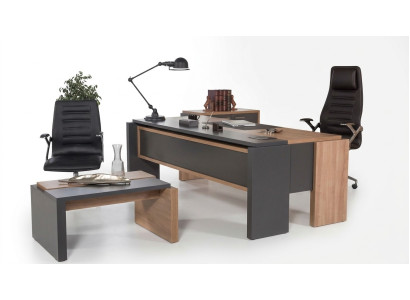 Luksusowe Biurko Tabela Drewno Design Meble Biurowe Meble 206x102cm