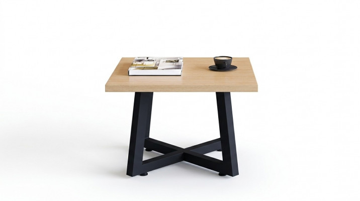 Designerski stolik kawowy Luxury Brown Stolik Office Drewno Meble Stylowy
