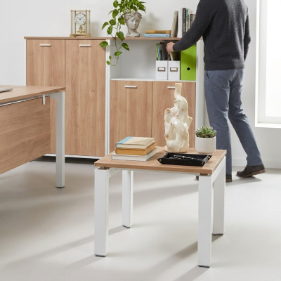 Ekskluzywny brązowy stolik kawowy do salonu designerski meble biurowe stół