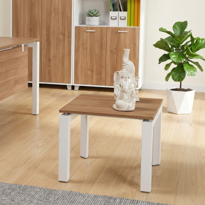 Ekskluzywny brązowy stolik kawowy do salonu designerski meble biurowe stół