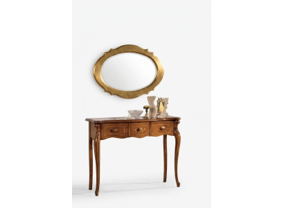 Toaletki konsolowe Brown Stół Sypialnia Meble Drewno luksusowy design