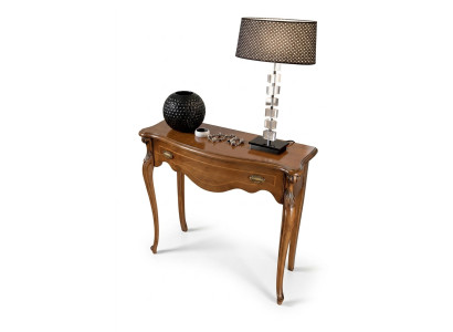 Brown Luxury Stół konsolowy Szuflady Meble Drewniane Sypialnia Design Nowość