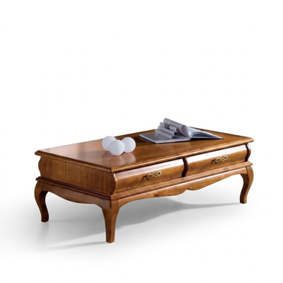 stolik kawowy Klasyczny Styl Salon Tabela Szuflady Meble Design