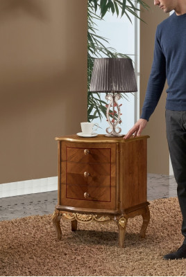 Klasyczny elegancki salon Kredens Drewno Meble Design szuflad