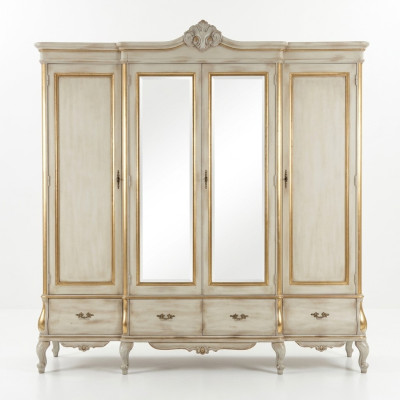 Szafka White Luxury Solidne drewnone Meble Sypialnia Szafki Szafa