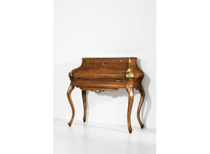 Design Luxury Brown Stół konsolowy Sypialnia Meble Toaletka Drewno