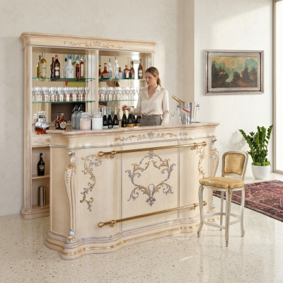 Klasyczny blat barowy luksusowa szafka barowa designerskie Meble Solidne drewno Galota Bar