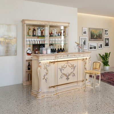 Klasyczny blat barowy luksusowa szafka barowa designerskie Meble Solidne drewno Galota Bar