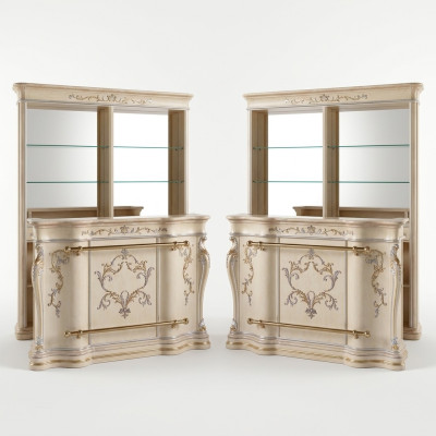 Klasyczny blat barowy luksusowa szafka barowa designerskie Meble Solidne drewno Galota Bar