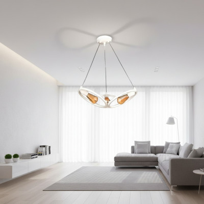 Żyrandol sufitowy żyrandol żyrandol Lampa sufitowa Lampa Modern Biały Nowy