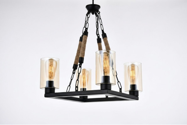 Żyrandol lampa sufitowa żyrandol Lampa sufitowa Lampy Szkło Czarny