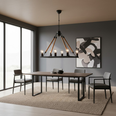 Żyrandol sufitowy żyrandol żyrandol Lampa sufitowa Lampy Czarny Modern