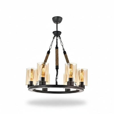 Lampy Lampa sufitowa żyrandol żyrandol żyrandol Szkło Czarny Nowy