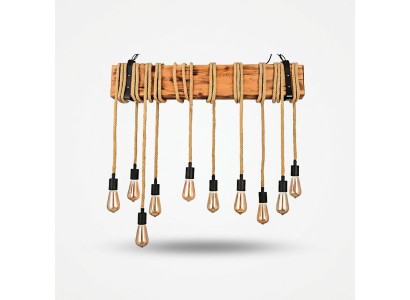 Lampy Stół obiadowy Lampa sufitowa Lustre żyrandol Lampa Drewno światła