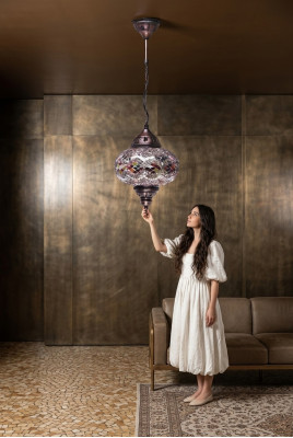 Żyrandol sufitowy żyrandol żyrandol Lampa sufitowa Lampy Szkło Srebrne Nowe