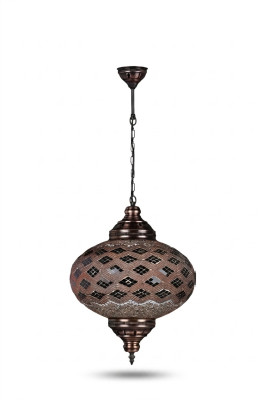 Lampa sufitowa Żyrandol Sufitowy Żyrandol Lampy Szkło Brązowe Nowość
