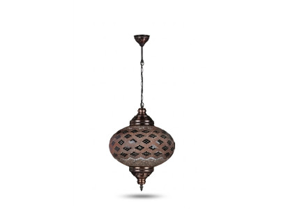 Lampa sufitowa Żyrandol Sufitowy Żyrandol Lampy Szkło Brązowe Nowość