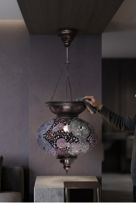 żyrandol Lampy Żyrandol Sufitowy Żyrandol Lampa sufitowa Szkło Srebrny Nowy