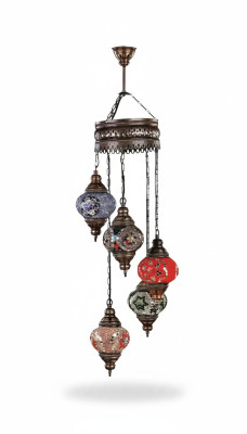 Żyrandol Sufitowy Żyrandol Wielobarwny żyrandol Lampa sufitowa Lampy Szkło