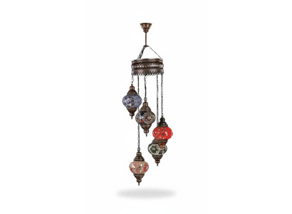 Żyrandol Sufitowy Żyrandol Wielobarwny żyrandol Lampa sufitowa Lampy Szkło