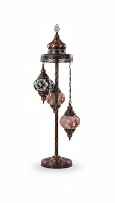 Lampa stołowa Lampa stołowa Lampa Leuchten Luksusowe Wielokolorowe Lampy Szkło