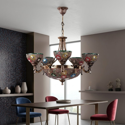 Żyrandol sufitowy żyrandol żyrandol Lampa sufitowa Lampy Szkło Lampa Leuchten