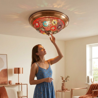 żyrandol Żyrandol Sufitowy Żyrandol Lampa sufitowa Lampy Szkło Złoto Nowoczesne