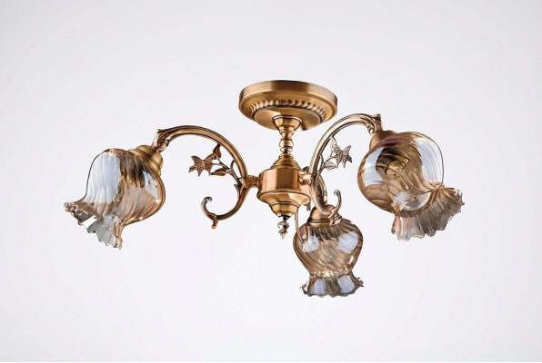 żyrandol żyrandol sufitowy żyrandol Lampa sufitowa Lampy Szkło Złoto Art. nr