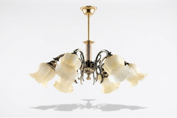 Żyrandol lampa sufitowa żyrandol Lampa sufitowa Lampy Srebrny Beż