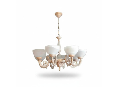 żyrandol Żyrandol Sufitowy Żyrandol Lampa sufitowa Lampy Szkło Beżowy Art