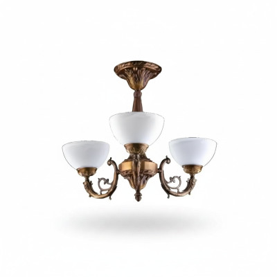 żyrandol Lampa sufitowa Żyrandol Lampa Sufitowa Antyczna Lampa Szkło Złoto