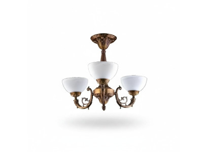 żyrandol Lampa sufitowa Żyrandol Lampa Sufitowa Antyczna Lampa Szkło Złoto