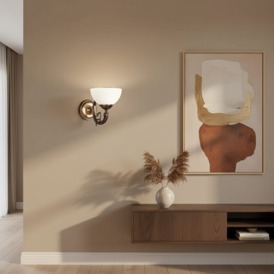 Kinkiety Ściana Lampy Kinkiet Art Kinkiet Lustre Złote Szkło