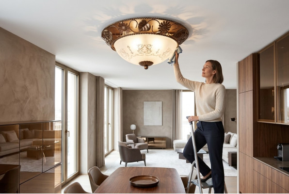 Żyrandol sufitowy żyrandol żyrandol Lampa sufitowa Lampy Szkło Złote Okrągły