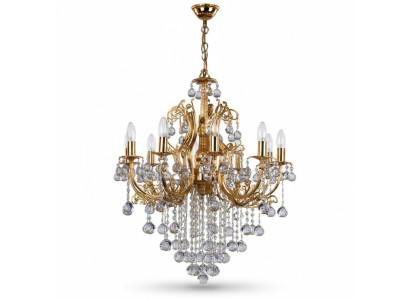 Luksusowy żyrandol kryształowy żyrandol sufitowy żyrandol Lampa sufitowa Gold Lampa