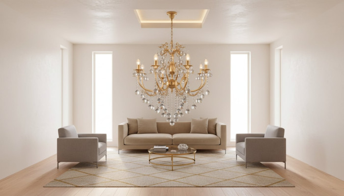 żyrandol kryształ Luksusowy żyrandol sufitowy żyrandol Lampa sufitowa Gold Lampa